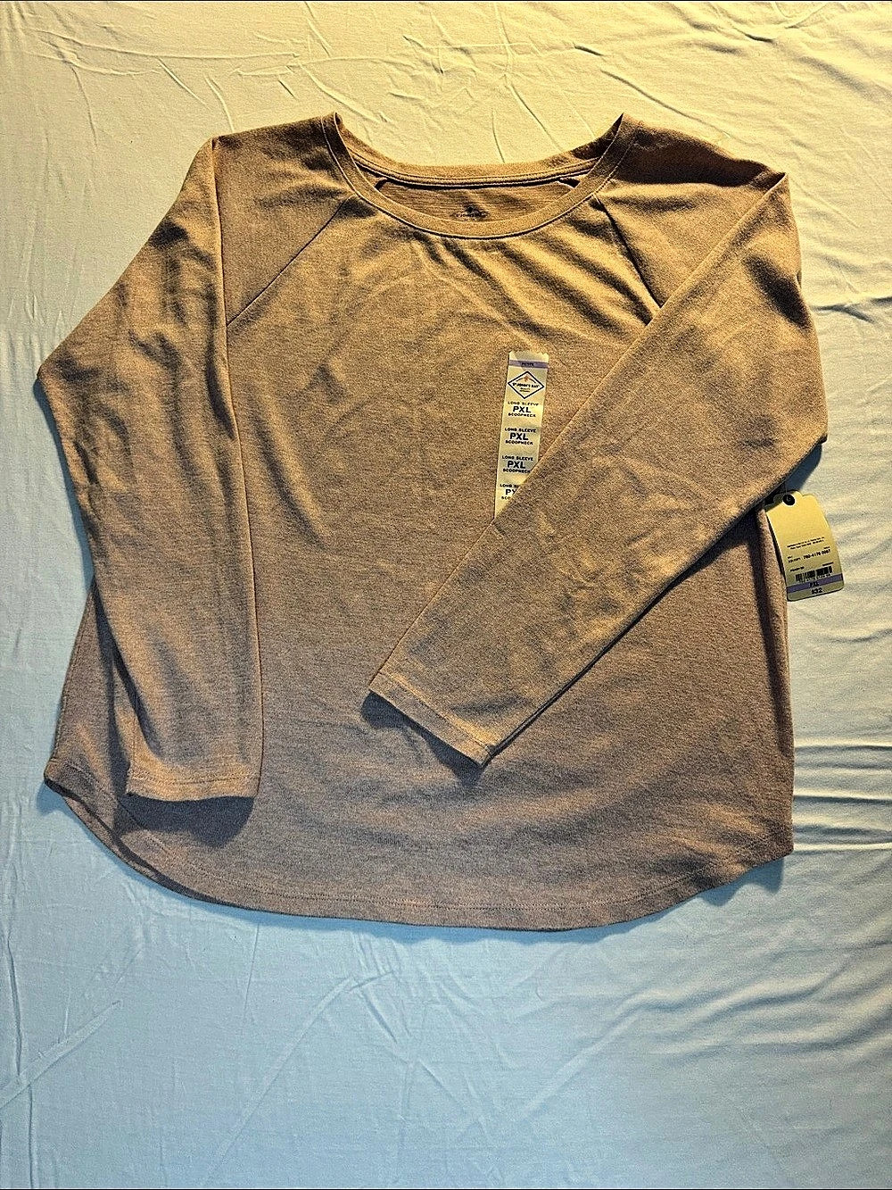 St. John's Bay Long Sleeve Top in Tanish-pink Size PXL NWT